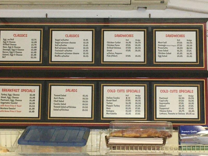 Baci Italian Deli Menu image 1